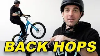 Back Hops + Turning On Back Wheel: Beginner’s MTB Trials Tutorial