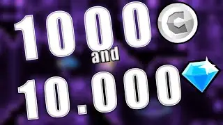 ДОФАРМИЛ 1000 СЕРЕБРЯНЫХ МОНЕТ И 10.000 АЛМАЗОВ В GEOMETRY DASH!!!