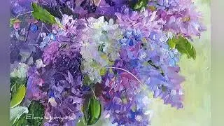 Сирень /картина маслом