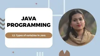 Types of variables in Java | Java | L2 | Prof. Florence Simon