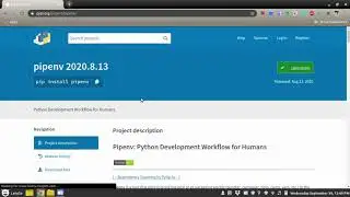 Python Tutorial - Virtual Environment | How to use Pipenv | Python Workflow