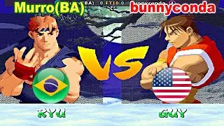 Street Fighter Alpha 2 - Murro(BA) vs bunnyconda FT10