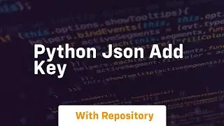 python json add key