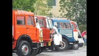 CAMION D'EPOCA IN PARTENZA DA OULX - SUSA 2024