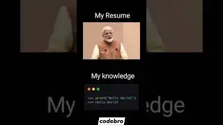 my resume vs my knowledge #programmingmemes #programminghumor #programminglife
