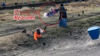 31 Reasons Why: mini bike and go kart wreckage
