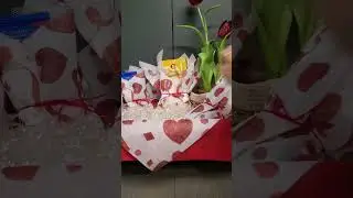 Cesta de Dia das Mães Decorada com TNT