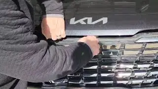 KIA - How to open hood bonnet - Carnival