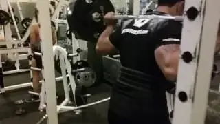 carlos jr. 315 SQUAT FOR 2 REPS SPEED PRACTICE