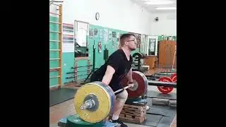 165kg Blocksnatch 2 reps by @denis kekhter 