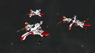 Space Engineers Let's Show -  Star Wars ARC 170 Starfighter