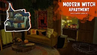 MODERN WITCH APARTMENT | Speed Build | Simsbiosis