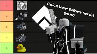 Critical Tower Defense Tier List (V0.87)