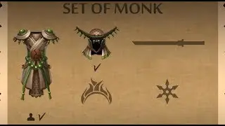 Shadow Fight 2 || ASCENSION - Collect SET OF MONK 「Android Gameplay」