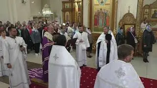 Молебен перед началом доброго дела. Полоцкий Соборный забег.