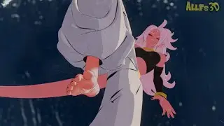 Android 21 STEPS ON YOU foot domination made by allfs3d