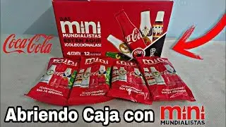 Abriendo caja completa de mini mundialistas, juntamos toda la colección???
