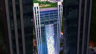 Unreal Waterfall Building