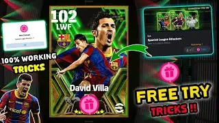 Trick To Get 102 Rated Epic David Villa For Free Try Spanish League Attackers Pack In eFootball 2024