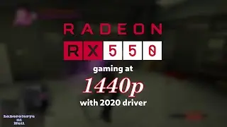 Radeon RX 550 4GB in 1440p gaming