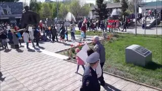 Бессмертный полк  9 мая2017 г Рубцовск