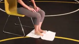 Towel Scrunches Exercise for Flat Feet Plantar Fasciitis and Toe strength