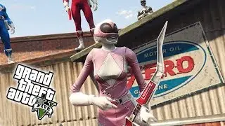 ГТА 5 МОДЫ: POWER RANGERS УБИВАЮТ ZOMBIE! ОБЗОР ЛУЧШИХ МОДОВ GTA V! GTA ONLINE
