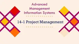 14-1 Project Management