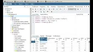 7.  postgreSQL - shemas