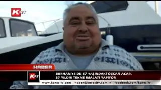 Burhaniye'de 57 Yaşındaki Özcan Acar, 37 Yıldır Tekne İmalatı Yapıyor