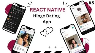 🔴 Let's build a Full Stack Hinge Dating App with REACT NATIVE using Amazon AWS | Socket IO | PART 3