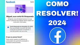 COMO RECUPERAR CONTA DO FACEBOOK BLOQUEADA 2024