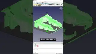 Automatic section and plan of digital surveys in Freecad