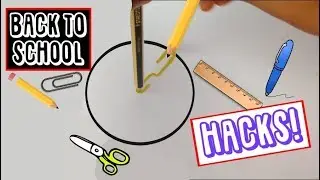 Back To School LIFE HACKS! 7 Life saving hacks for school!