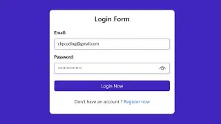 Responsive Login Form in HTML & CSS