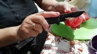 Нож ВДВ от Нокс сталь Аус 8 на полевой кухне!