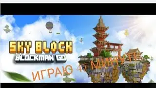 ИГРАЮ В СКАЙ БЛОК 47 МИНУТ!|SkyBlock