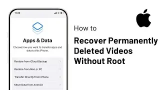 How to Recover Permanently Deleted Videos from iPhone for Free Without Root