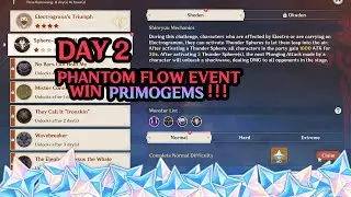 Phantom Flow Event - Day 2! Inazuma Region | Genshin Impact |