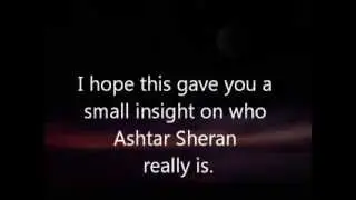 What Ashtar Sheran is - and is not.