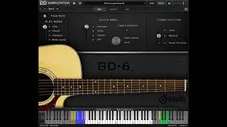 AcousticSamples GD-6 Acoustic Guitar k-strike MIDI Programming（MIDI data now on sale!）