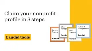 Claim your nonprofit profile in 3 steps