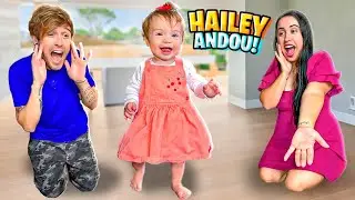 MINHA FILHA HAILEY ANDOU PELA PRIMEIRA VEZ! *Aprendendo a andar