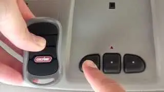 Programming HomeLink to newer Genie Openers