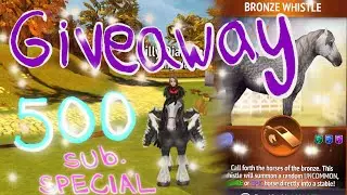 Choosing the winner of the BRONZE WHISTLE GIVEAWAY | 500 subscriber special | Horse Riding Tales