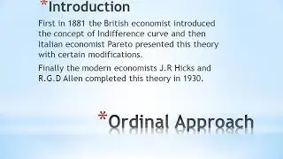 THEORY OF CONSUMER BEHAVIOUR