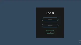 How To Create Animation Login Form In HTML and CSS | Make Sign In Form | Login Form Project | Part-1