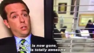 Andy's glad that Dwight is gone
