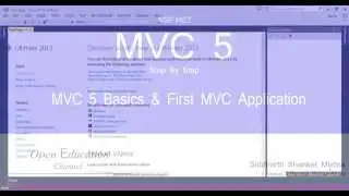 ASP.NET MVC 5 Step By Step - Part 1 - Basics and First Application