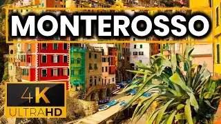 MONTEROSSO - Le CINQUE TERRE 🇮🇹 1 Hour | Walking Tour - 4K60fps